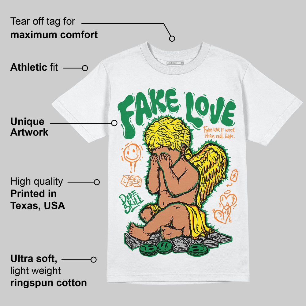 Dunk Reverse Brazil DopeSkill T-Shirt False Love Graphic