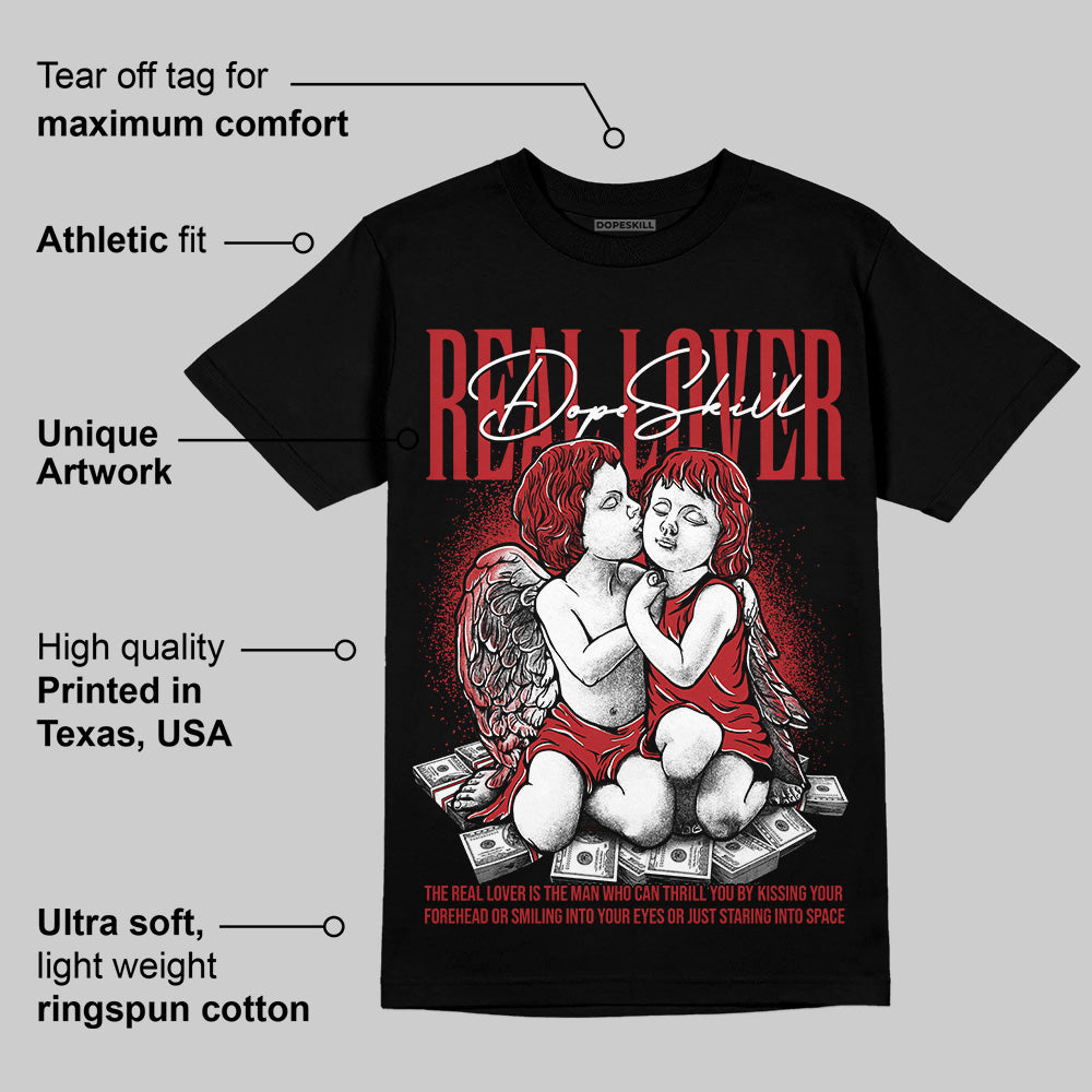 Flu Game 12s DopeSkill T-Shirt Real Lover Graphic