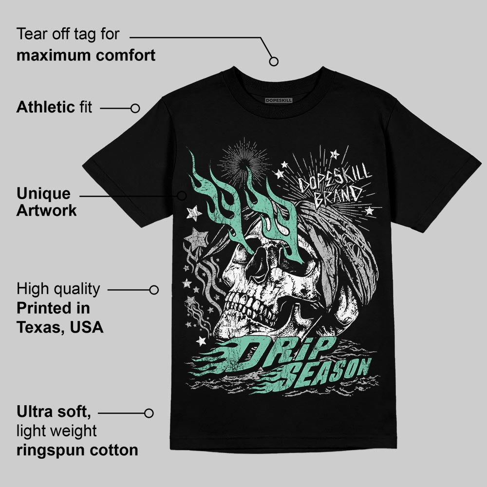 Green Glow 3s DopeSkill T-Shirt Drip Season Graphic