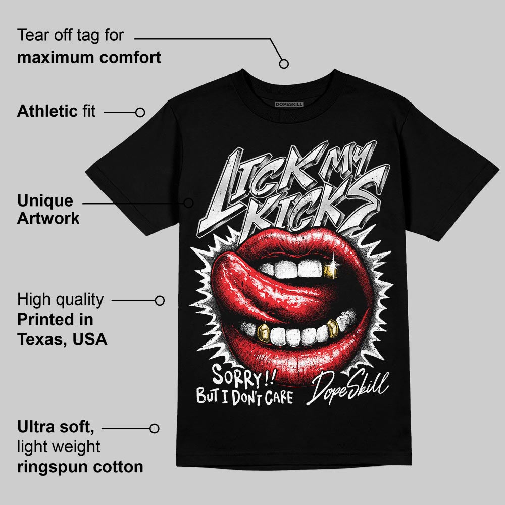 Foamposite One ‚ÄúTriple White‚Äù DopeSkill T-Shirt Lick My Kicks Graphic