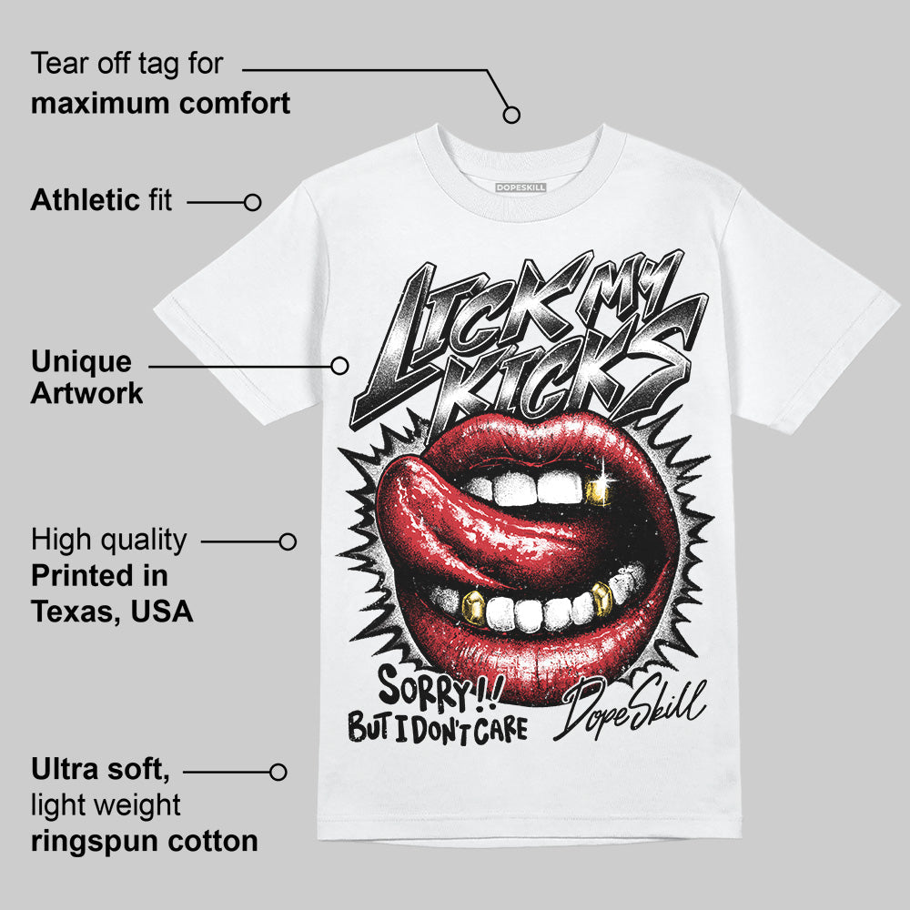 Bred 11s DopeSkill T-Shirt Lick My Kicks Graphic