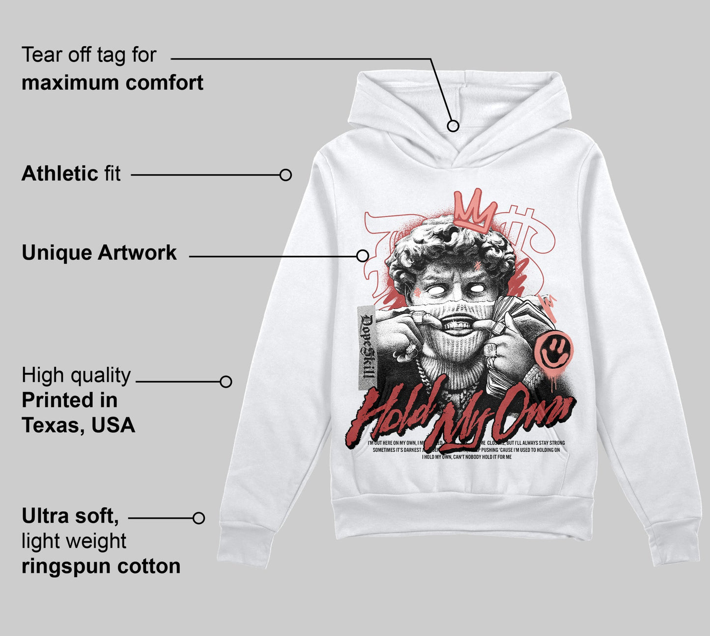 Dune Red 13s DopeSkill Hoodie Sweatshirt In My Way Graphic