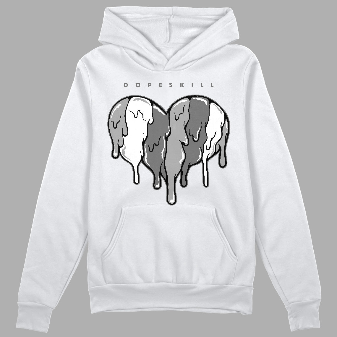 AJ 12 Stealth DopeSkill Hoodie Sweatshirt Slime Drip Heart Graphic