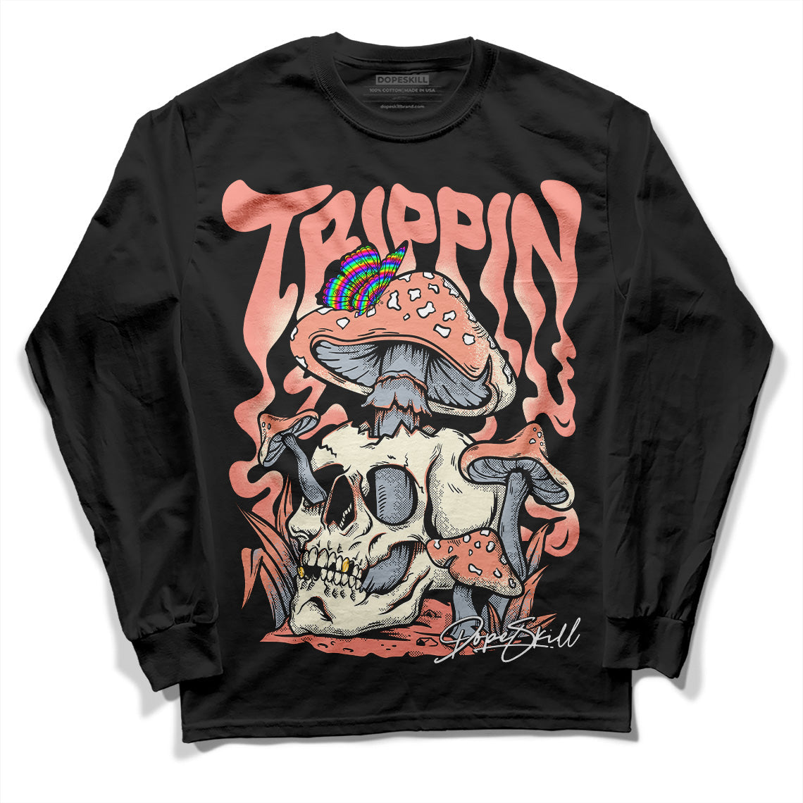 Crimson Bliss 5s DopeSkill Long Sleeve T-Shirt Trippin Graphic