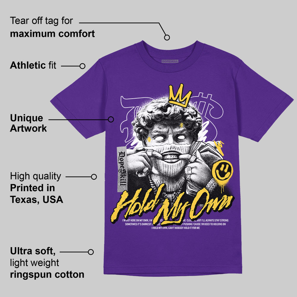 Field Purple 12s DopeSkill Purple T-shirt In My Way Graphic