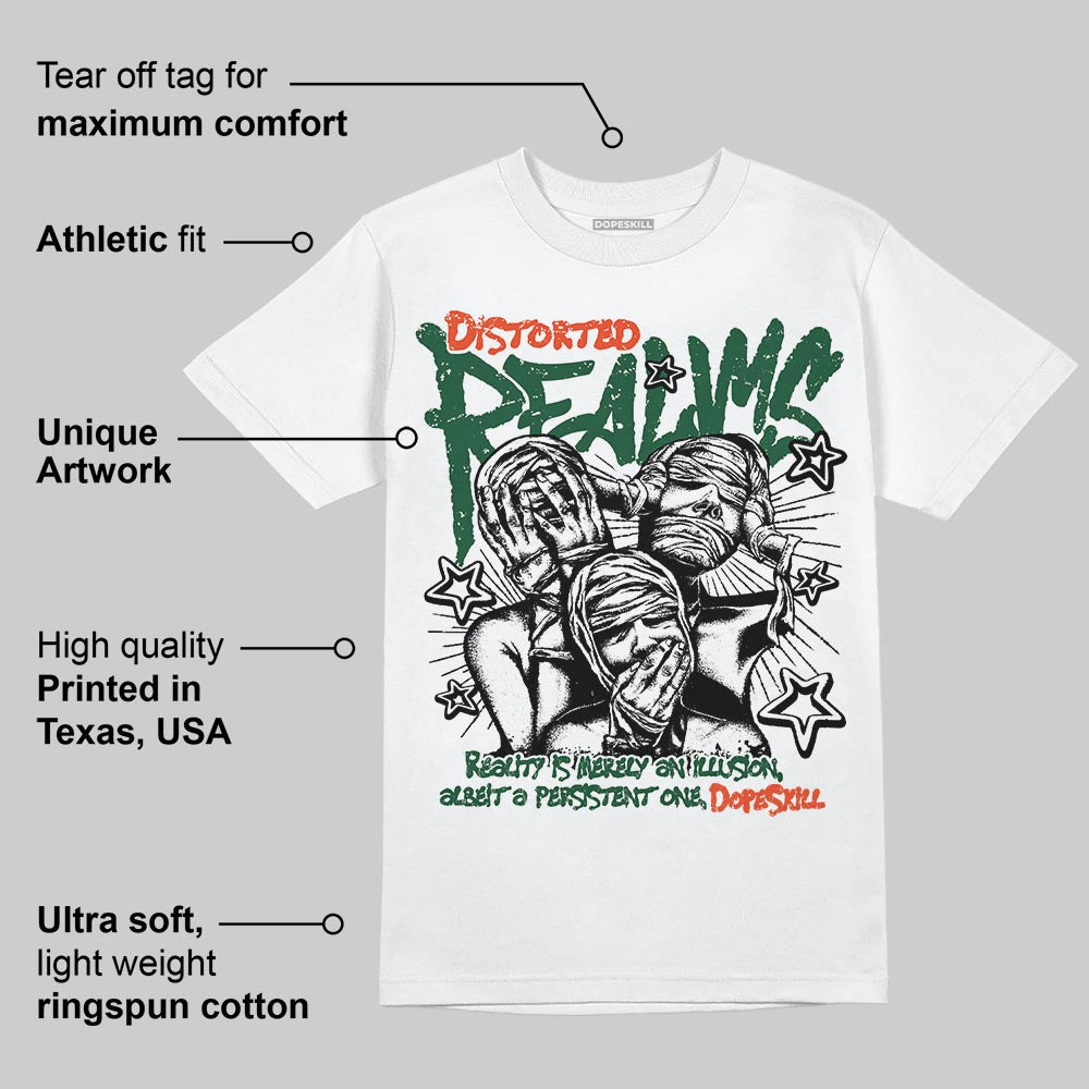 Dunk Team Dark Green Orange DopeSkill T-Shirt Distorted Realms Graphic