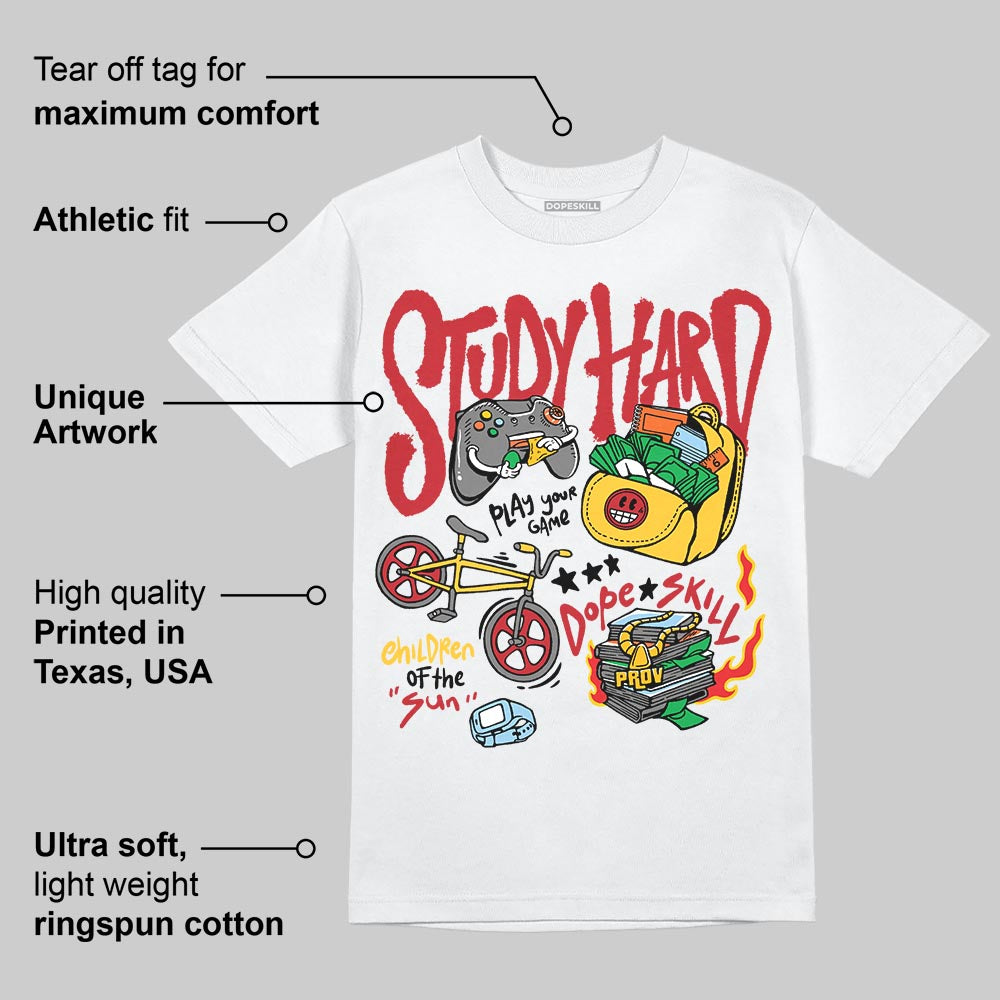 Ferrari 14s DopeSkill T-Shirt Study Hard Graphic