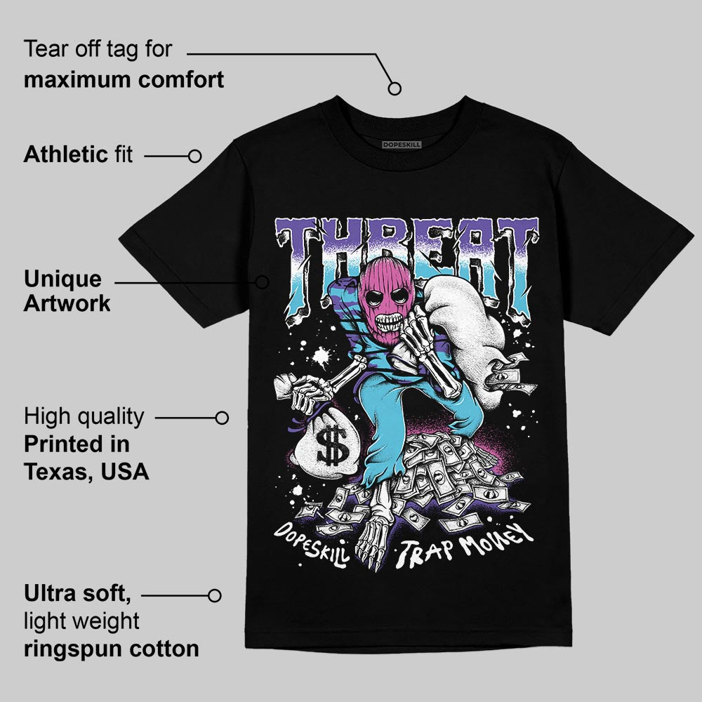 Aqua 8s DopeSkill T-Shirt Threat Graphic