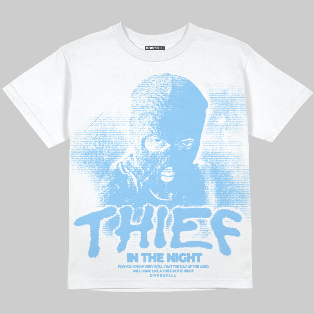 University Blue Collection DopeSkill Oversize Print T-Shirt Thief In The Night Graphic