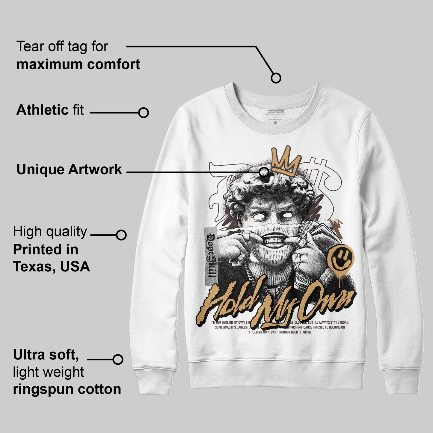 Earth 5s DopeSkill Sweatshirt In My Way Graphic