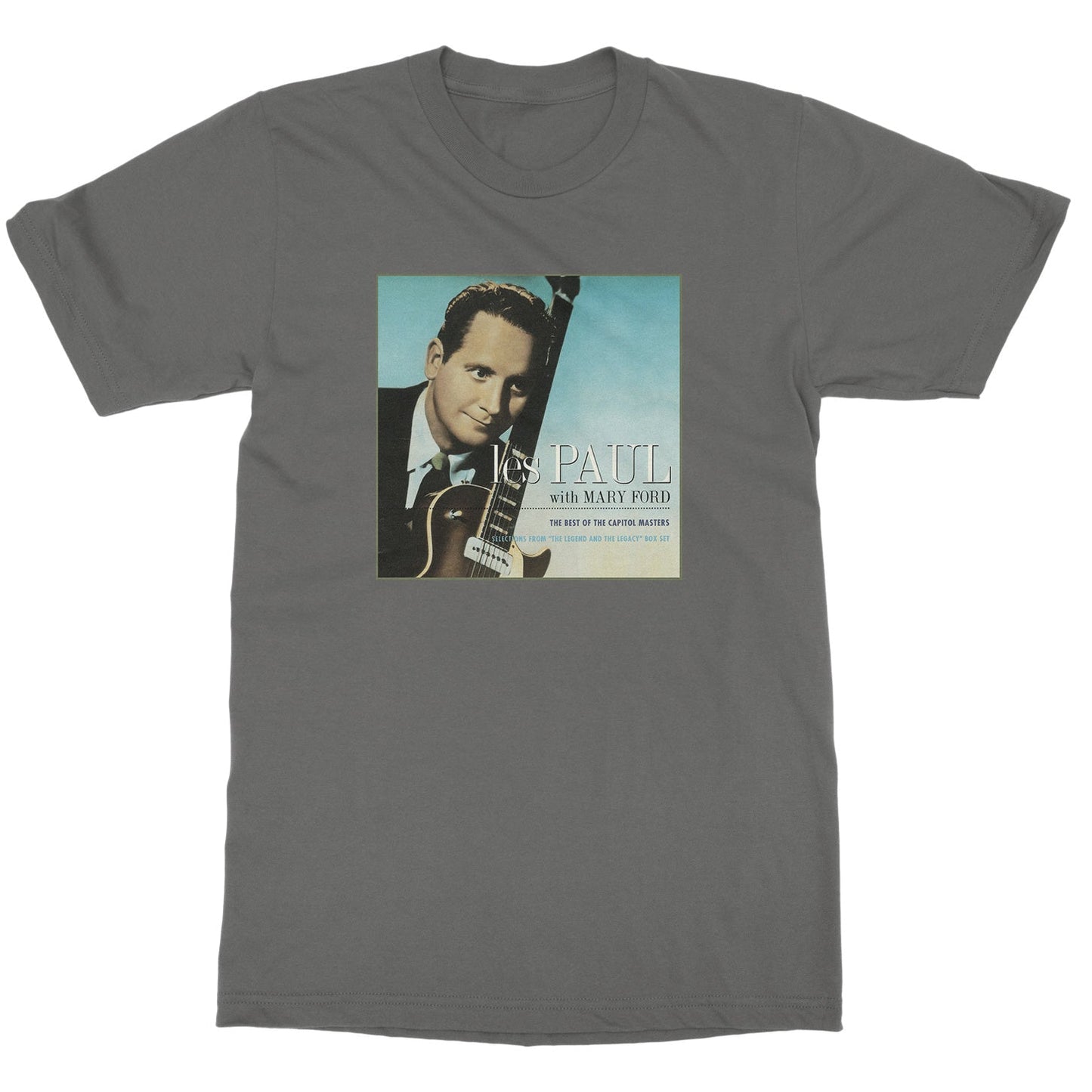 Les Paul "Limited Edition Les Paul & Mary Ford ‚ÄúThe Best of the Capital Masters‚Äù Album T-Shirt" T-Shirt
