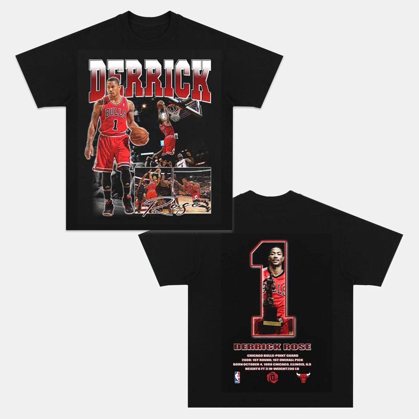 DERRICK ROSE TEE 2.0 Style002