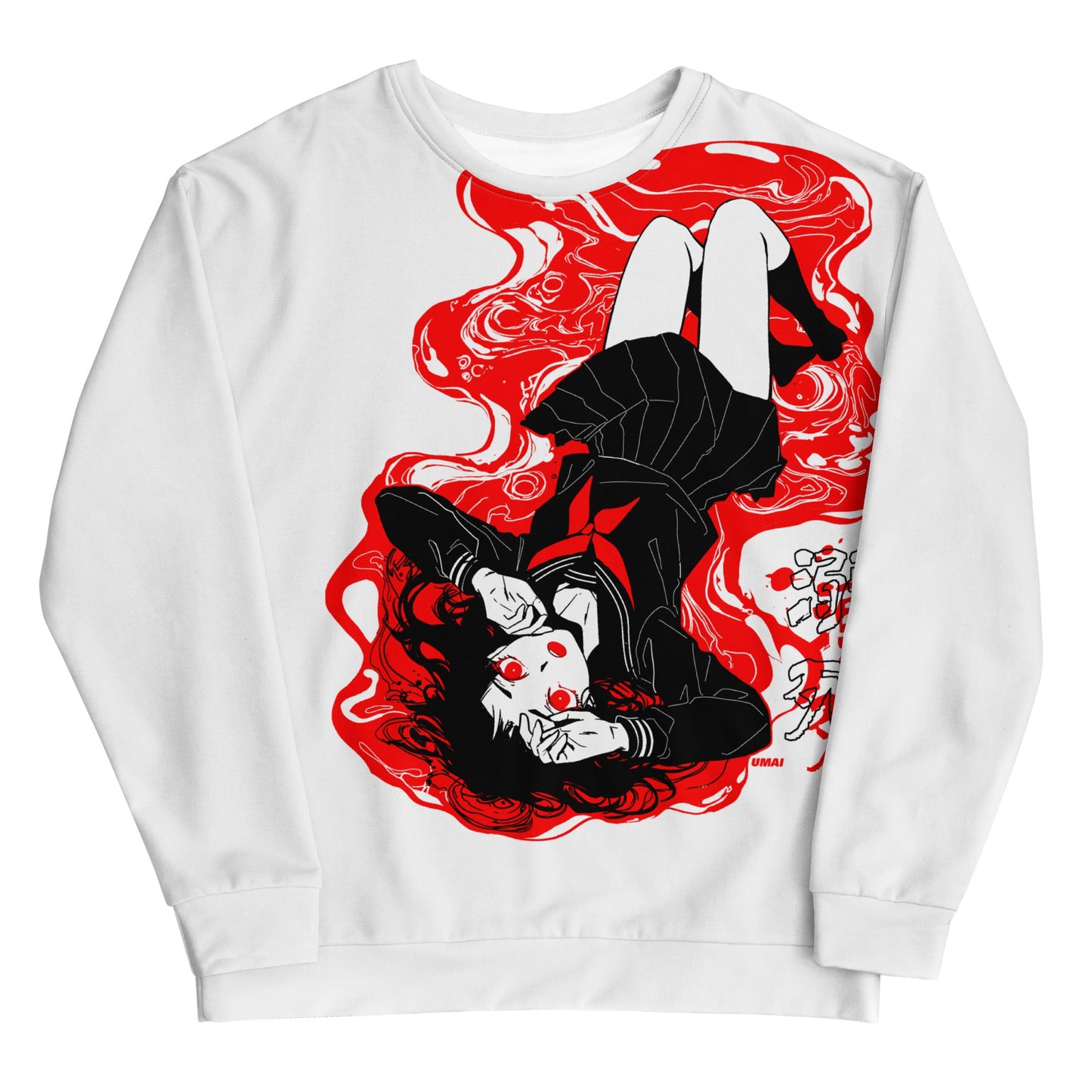 Abyss ‚Ä¢ Crewneck Sweatshirt [White]