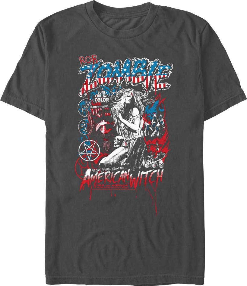 American Witch Rob Zombie T-Shirt Style001