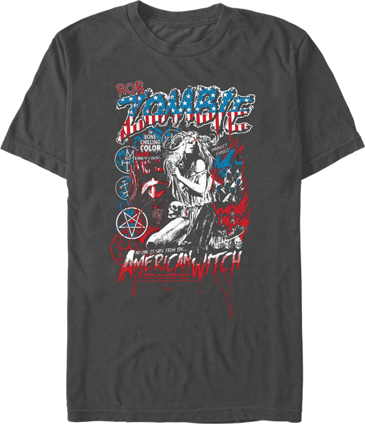 American Witch Rob Zombie T-Shirt Style001