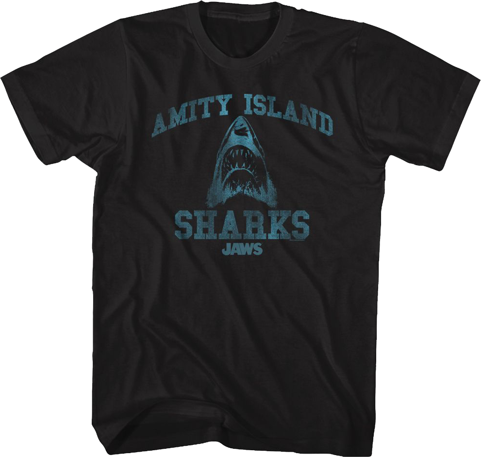 Amity Island Sharks Jaws T-Shirt