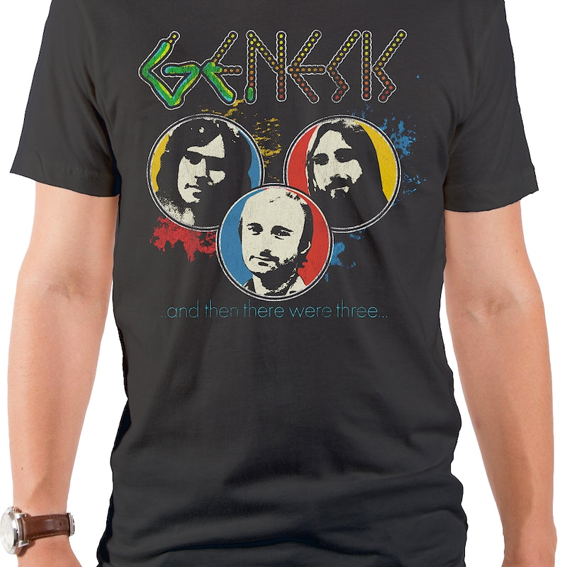 And Then There Were Three Genesis Black T-Shirt