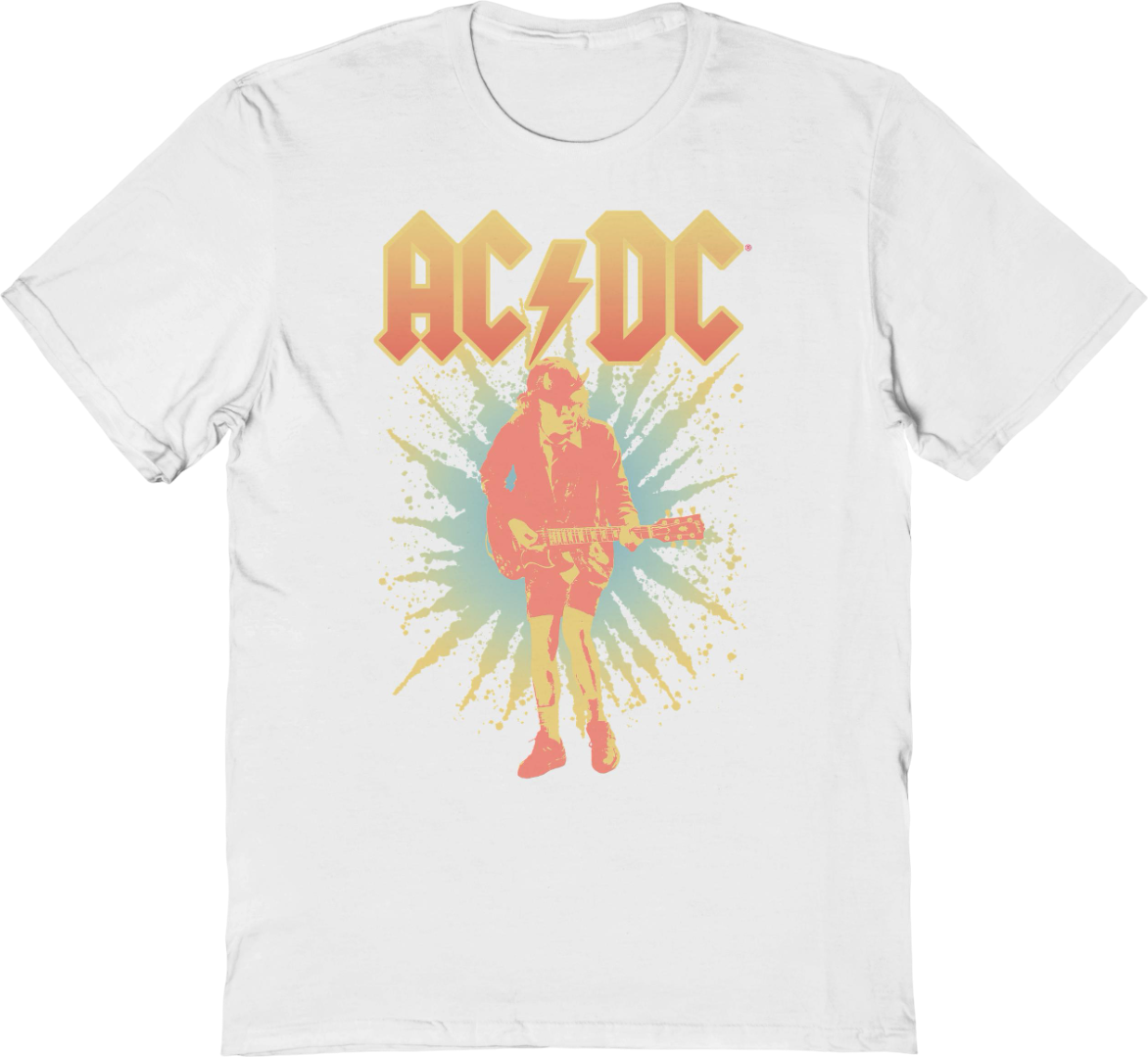 Angus Young Burst Photo ACDC T-Shirt