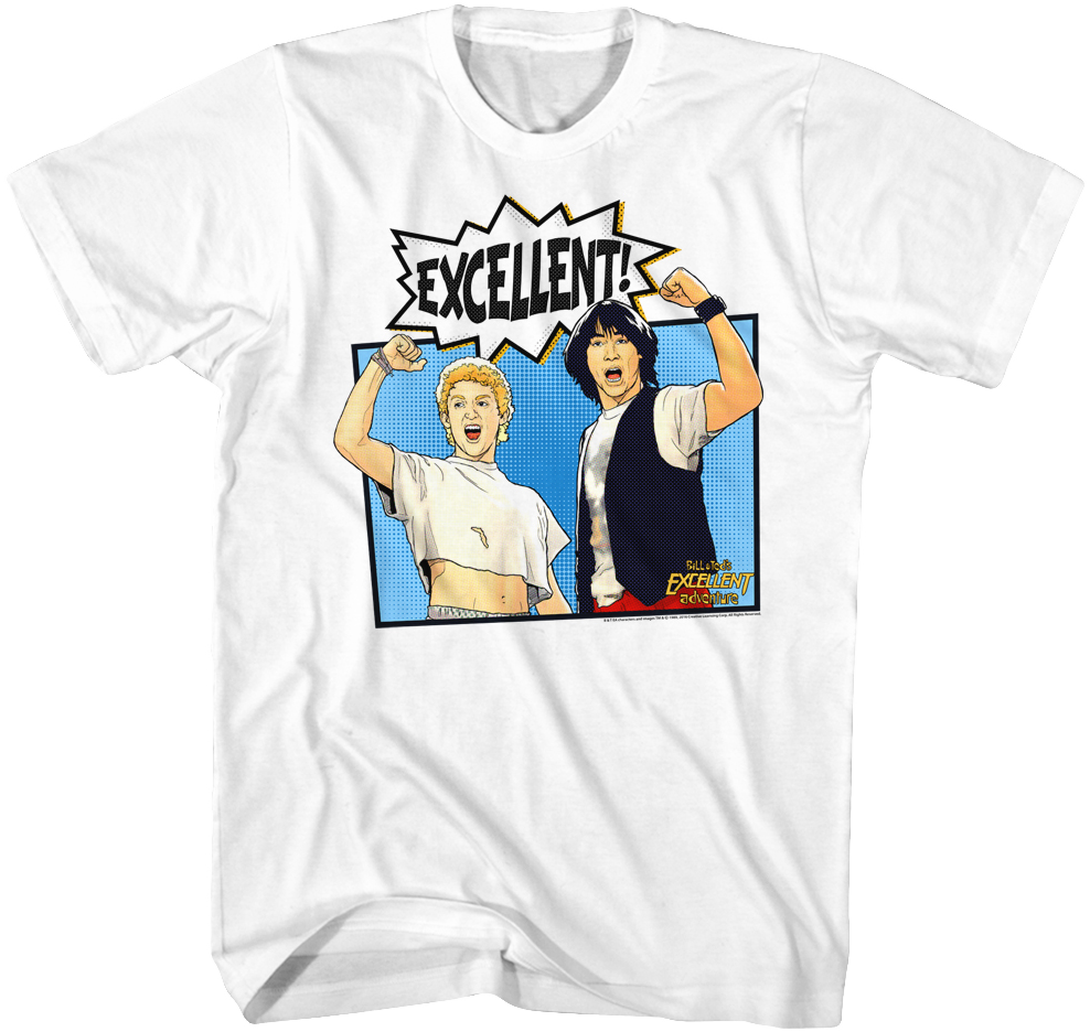Animated Bill and Ted's Excellent Adventure T-Shirt