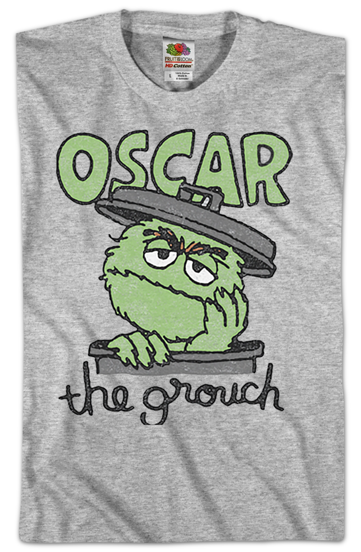 Animated Oscar The Grouch T-Shirt