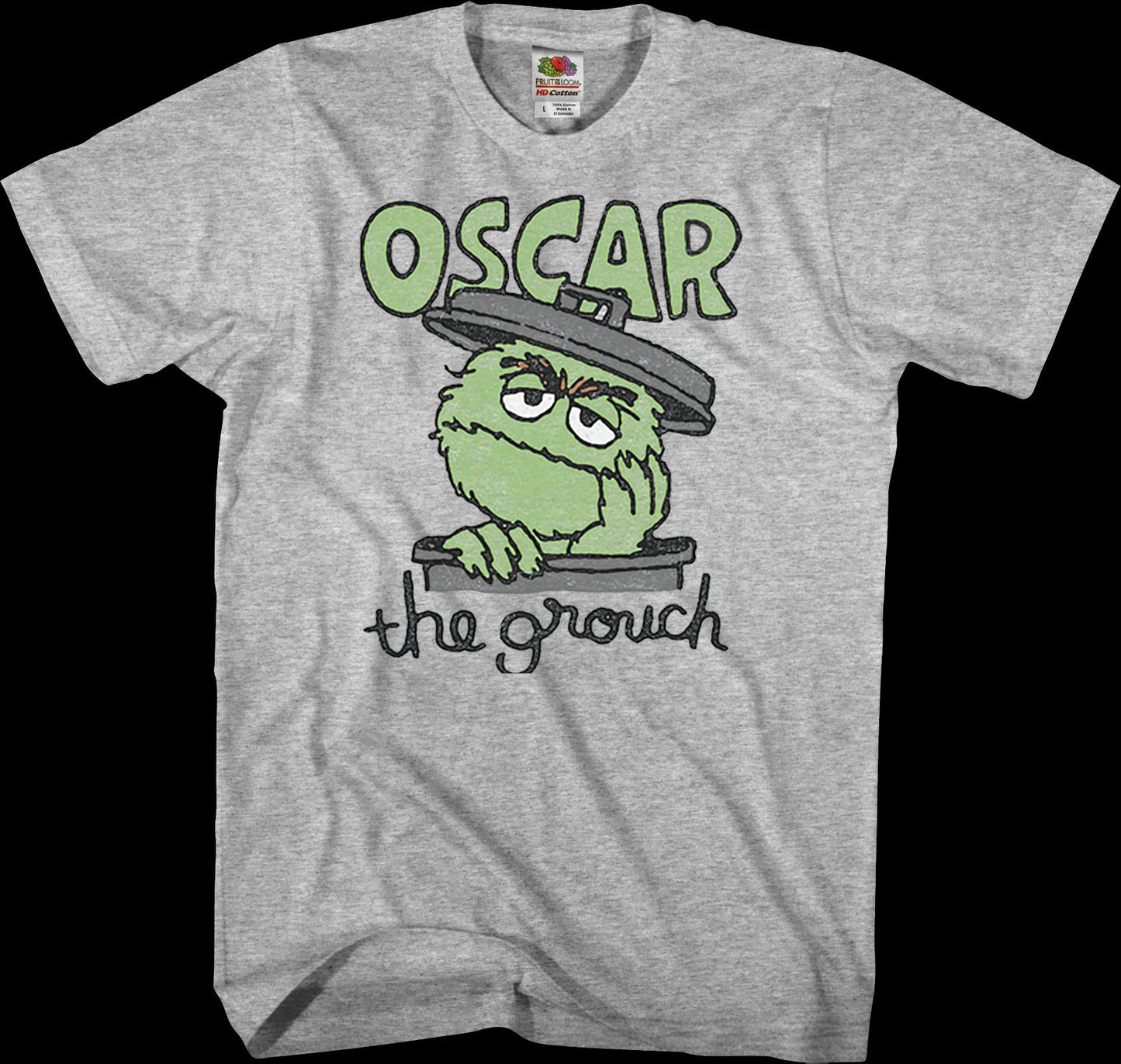 Animated Oscar The Grouch T-Shirt