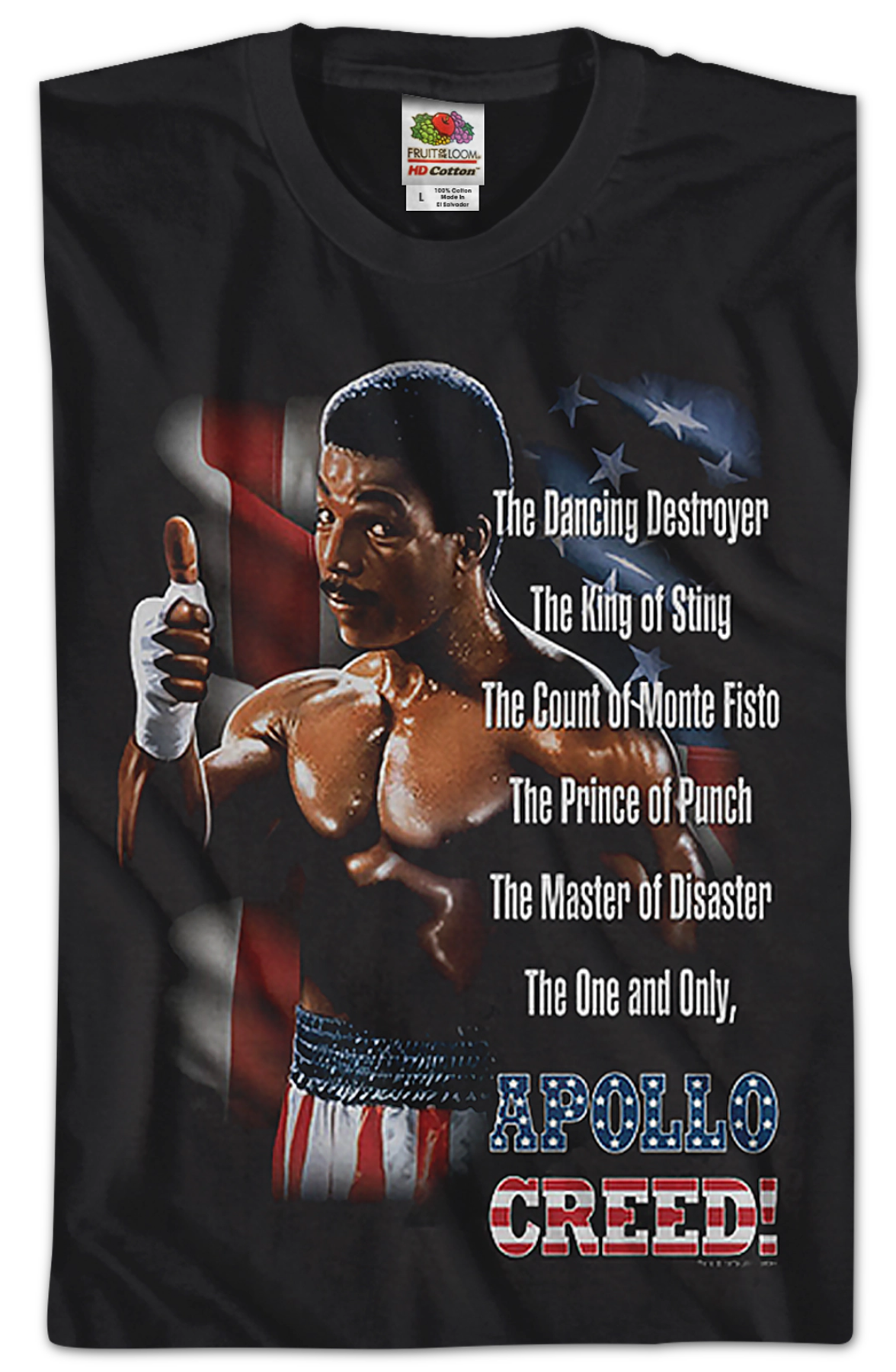 Apollo Creed Nicknames T-Shirt