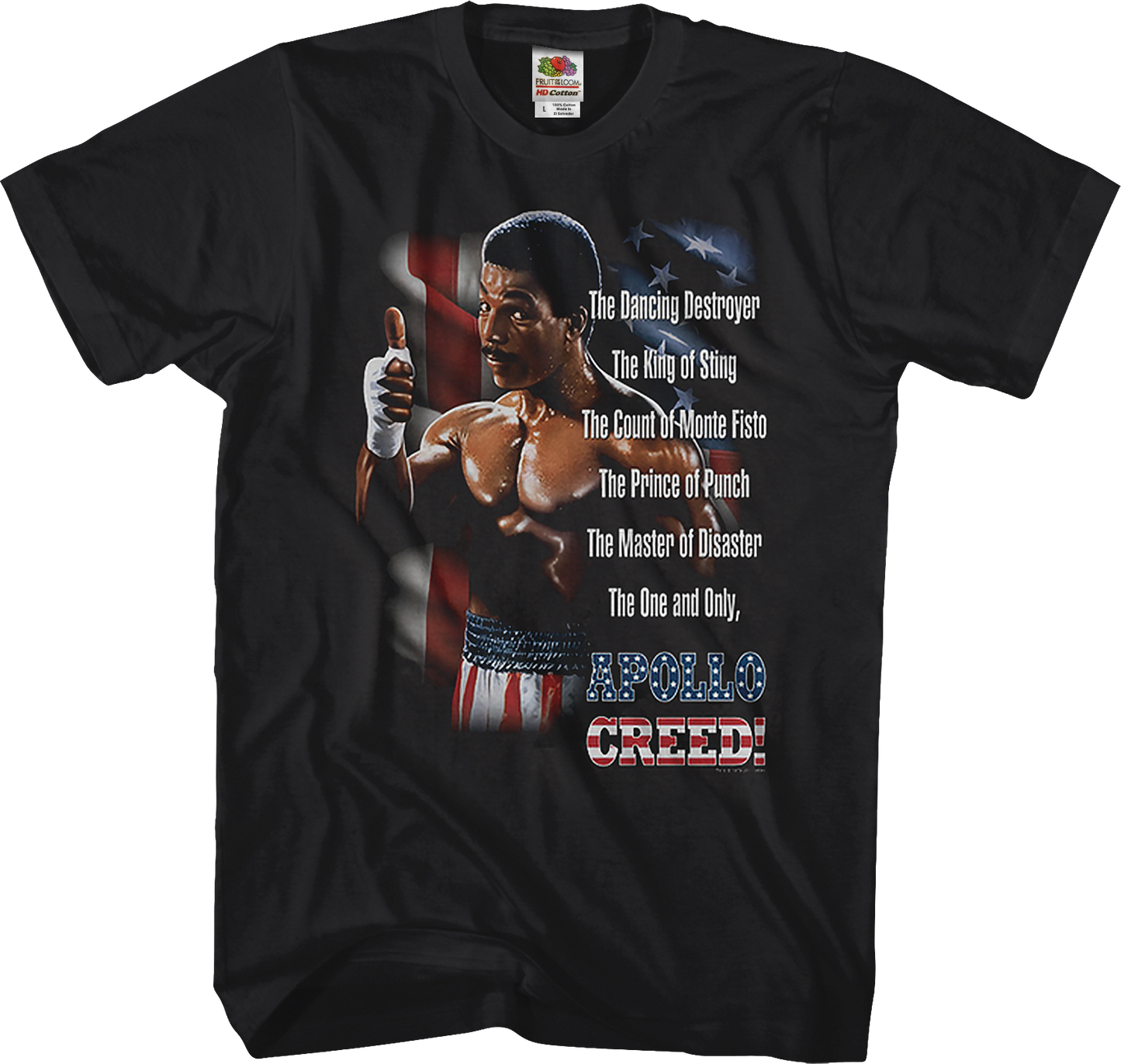 Apollo Creed Nicknames T-Shirt