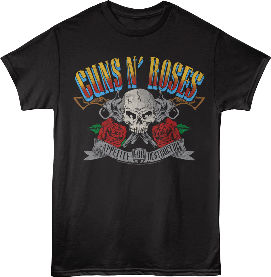 Appetite For Destruction Banner Guns N' Roses T-Shirt