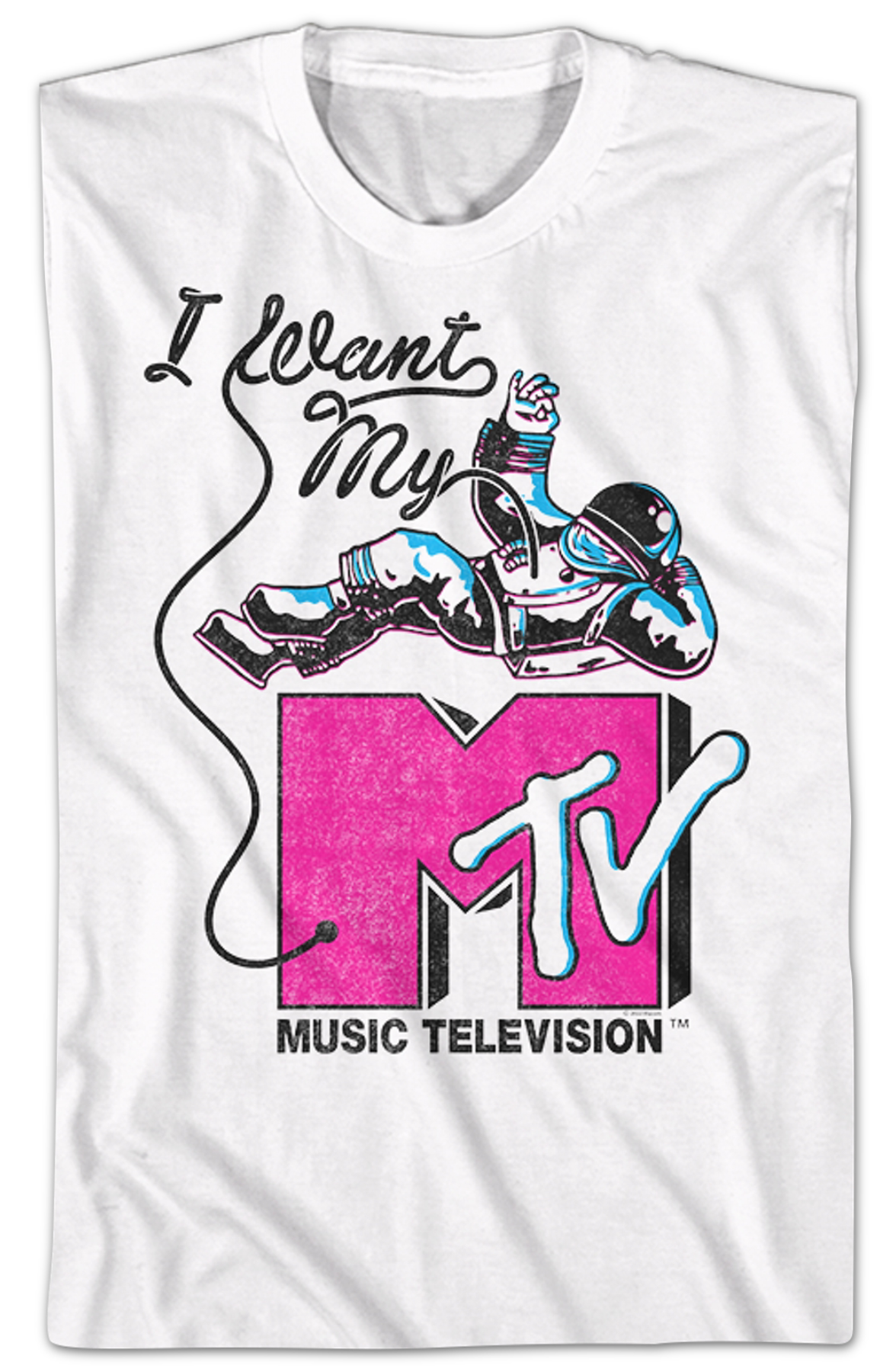 Astronaut I Want My MTV Shirt