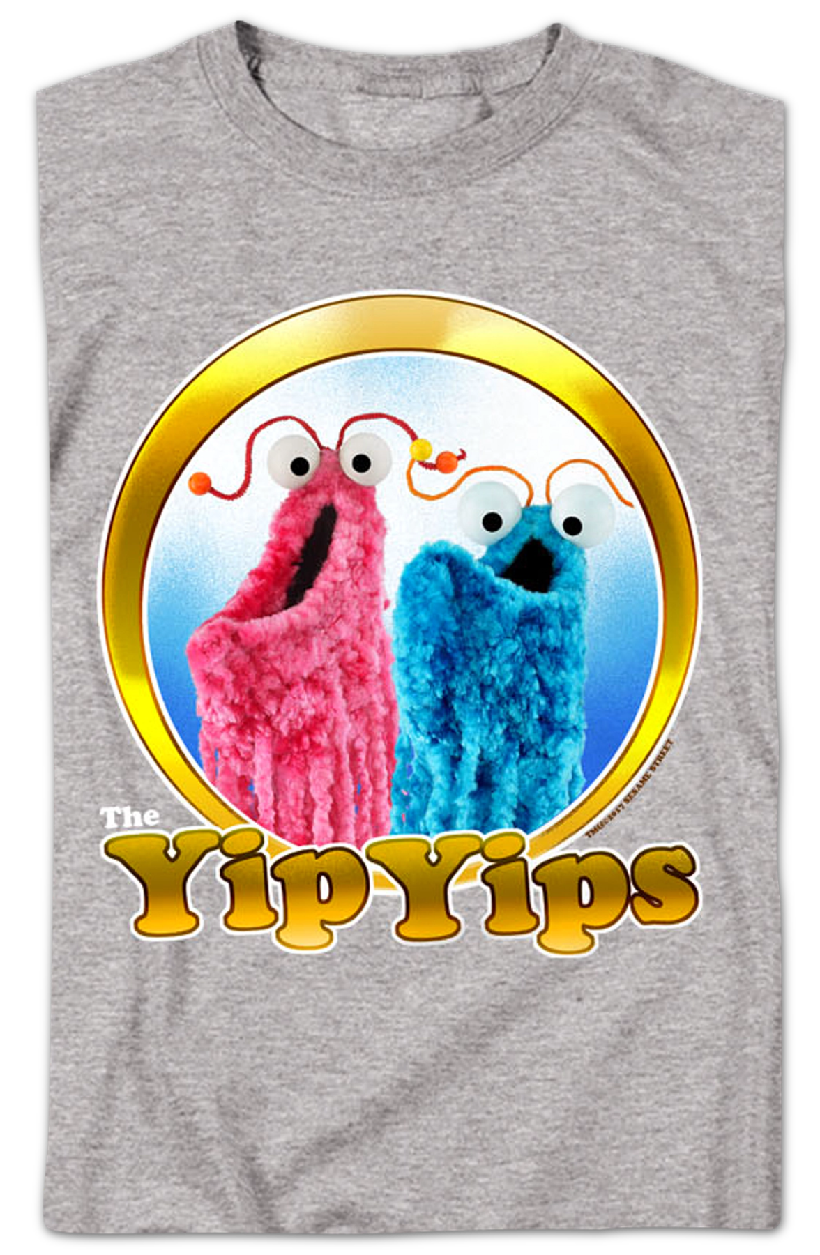 Athletic Heather Yip Yips Sesame Street T-Shirt