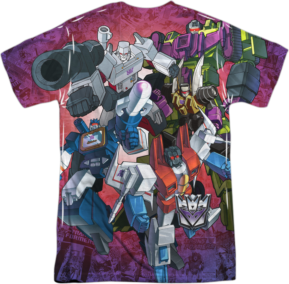 Autobots Battle Decepticons Transformers T-Shirt