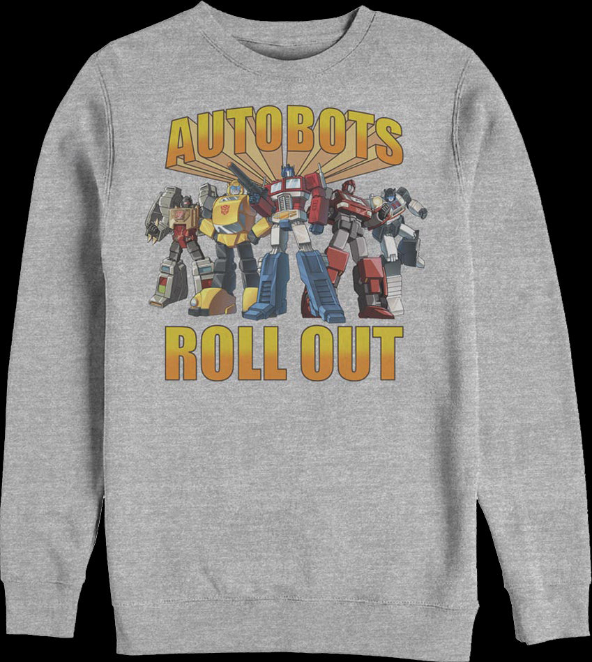 Autobots Roll Out Transformers Sweatshirt