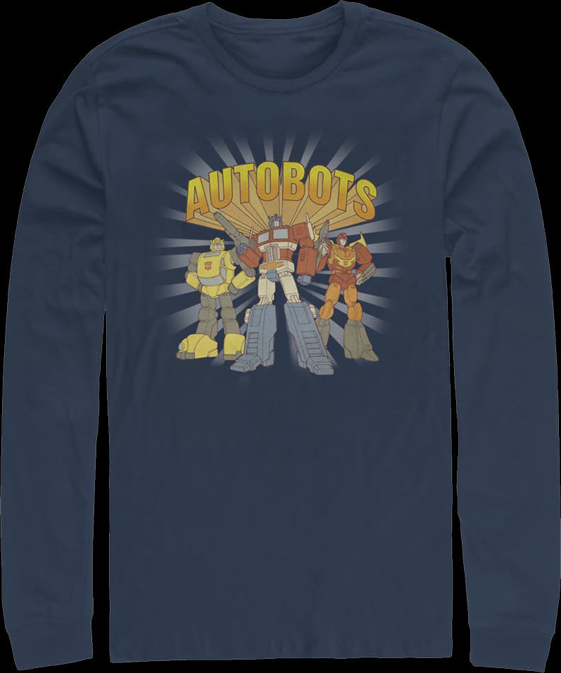 Autobots Transformers Long Sleeve Shirt