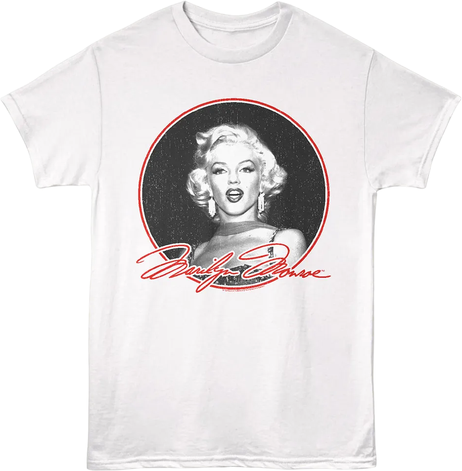 Autographed Circle Marilyn Monroe T-Shirt