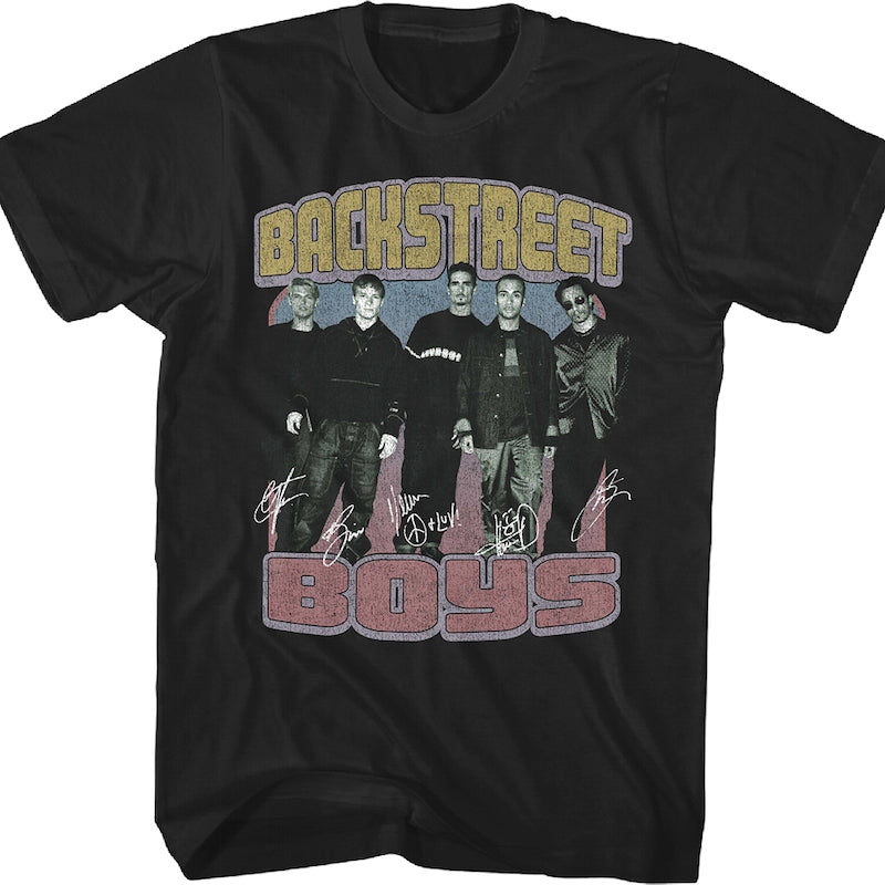 Autographs Backstreet Boys T-Shirt