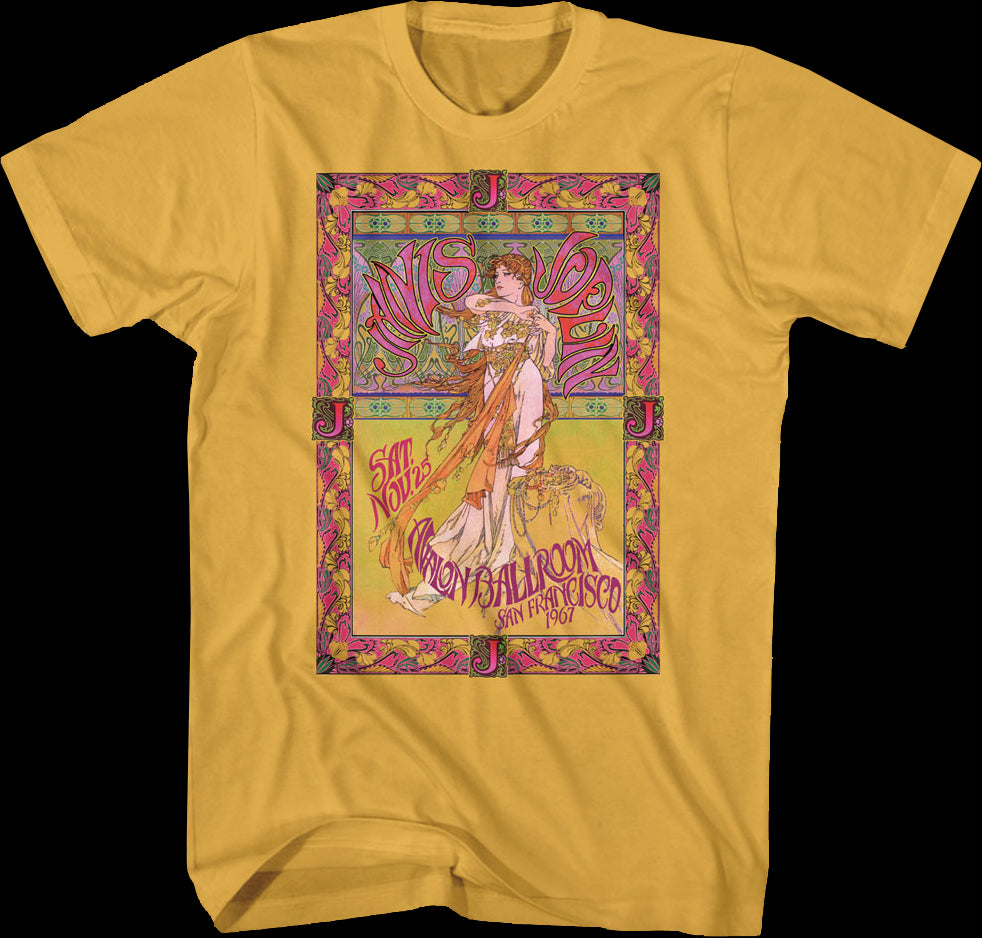 Avalon Ballroom Janis Joplin T-Shirt