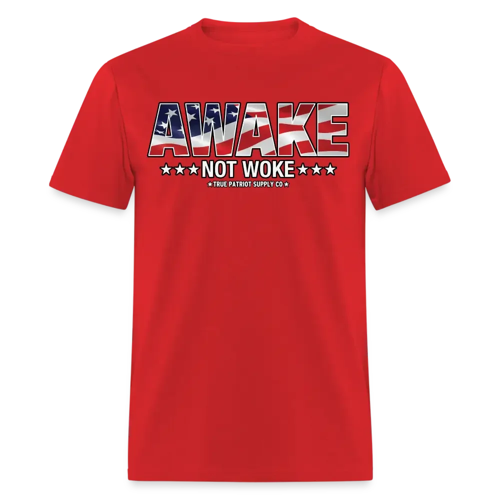 Awake Not Woke Anti Woke Unisex Classic T-Shirt
