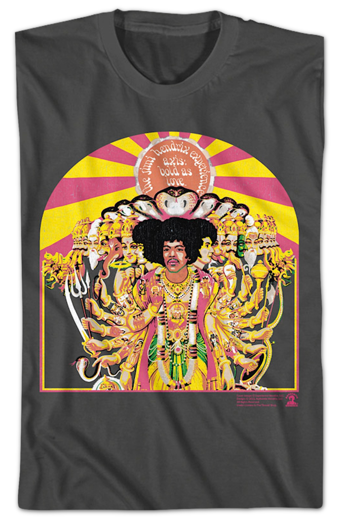 Axis Bold As Love Jimi Hendrix T-Shirt