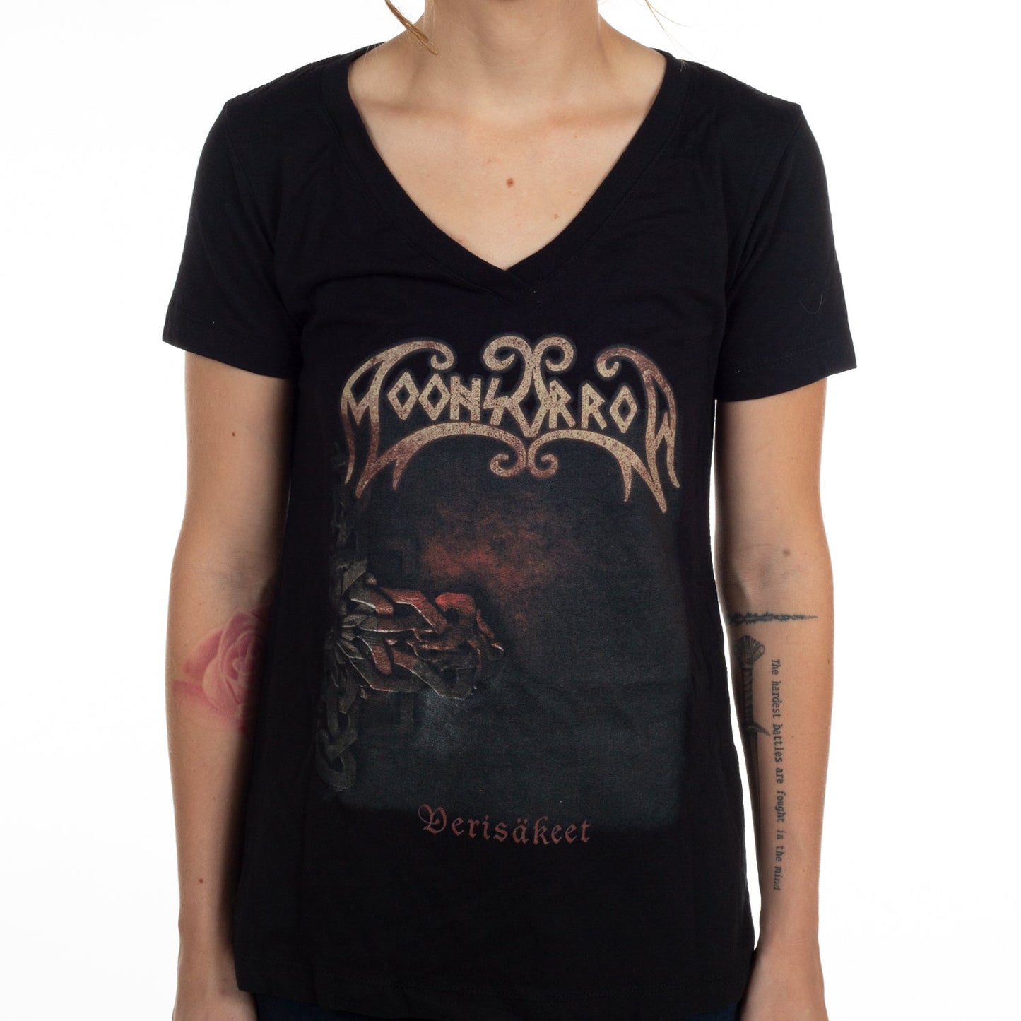 Moonsorrow "Veris√§keet V-Neck" Girls T-shirt