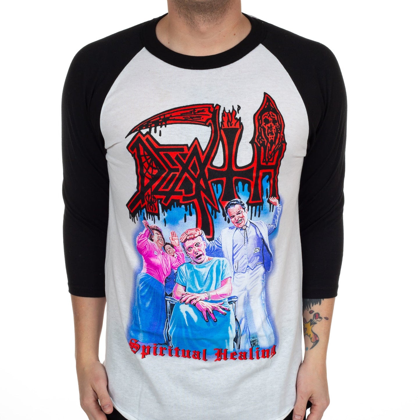 Death "Spiritual Healing" Baseball Tee