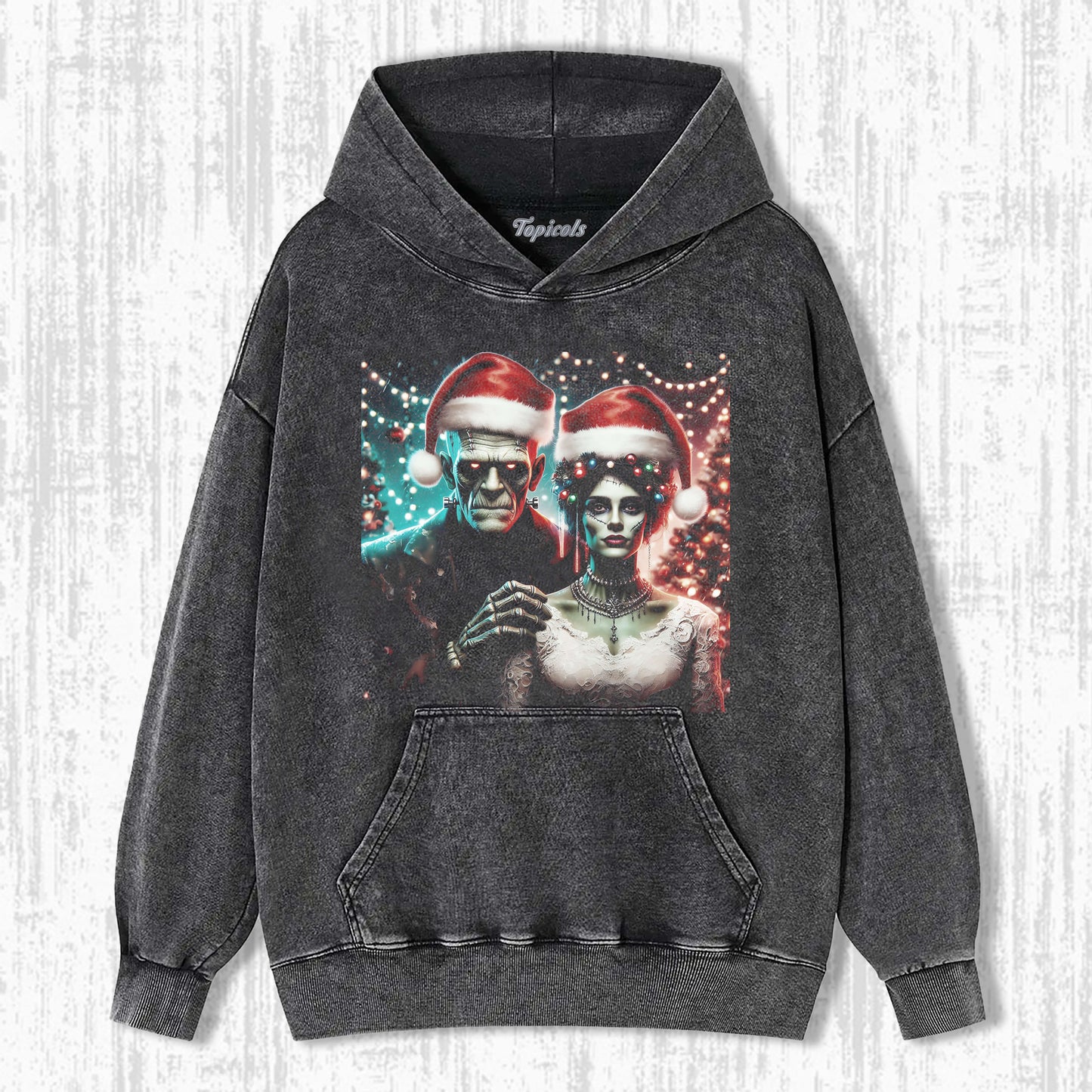 SPOOKY AND BRIGHT CHRISTMAS T-SHIRT Style001