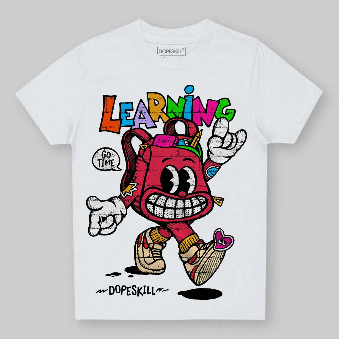 Red Collection DopeSkill Toddler Kids T-shirt Learning Graphic