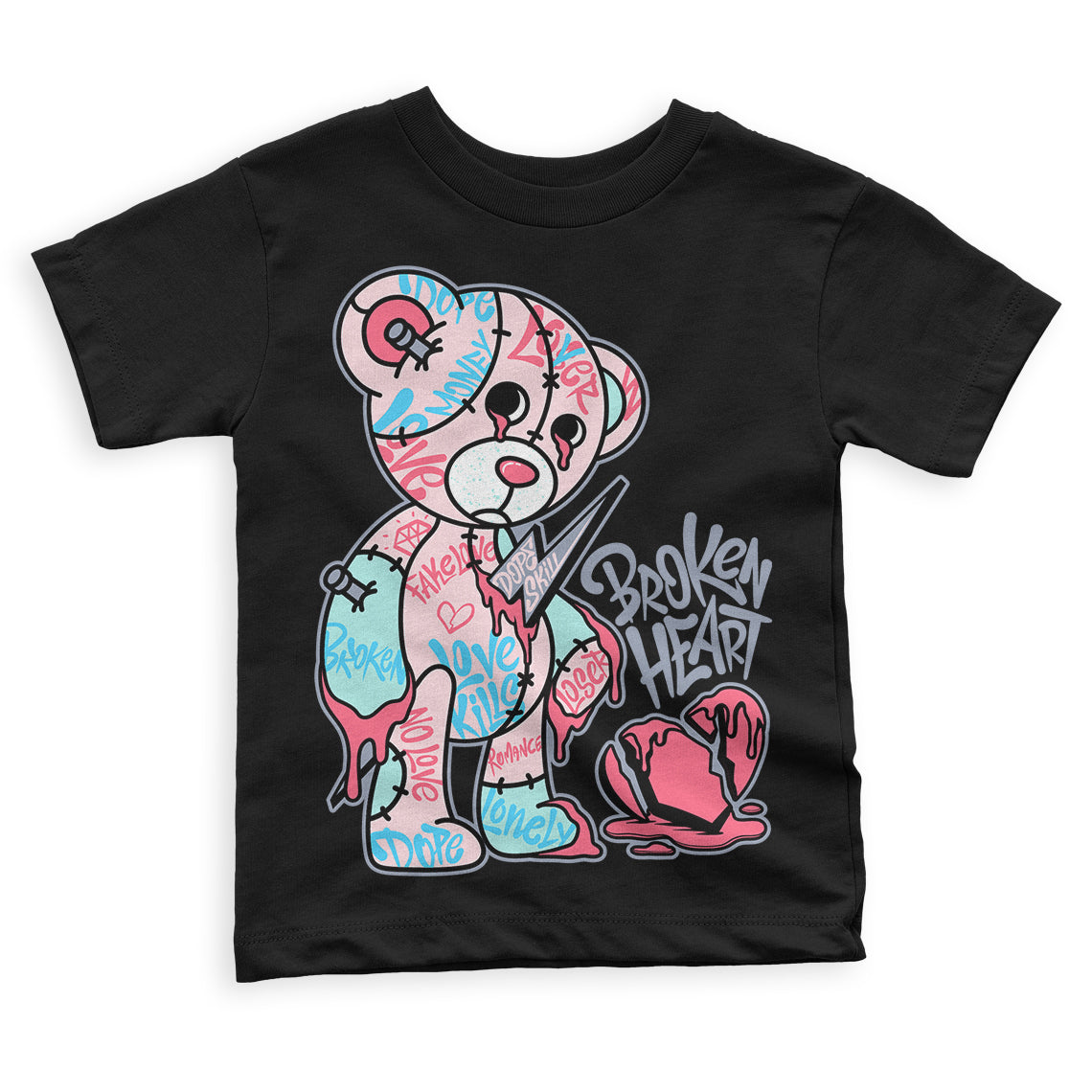 Easter 5s DopeSkill Toddler Kids T-shirt Broken Heart Graphic