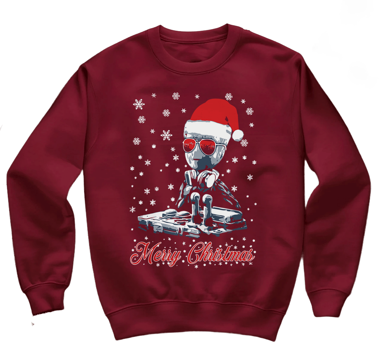 Baby Groot DJ Christmas Sweatshirt