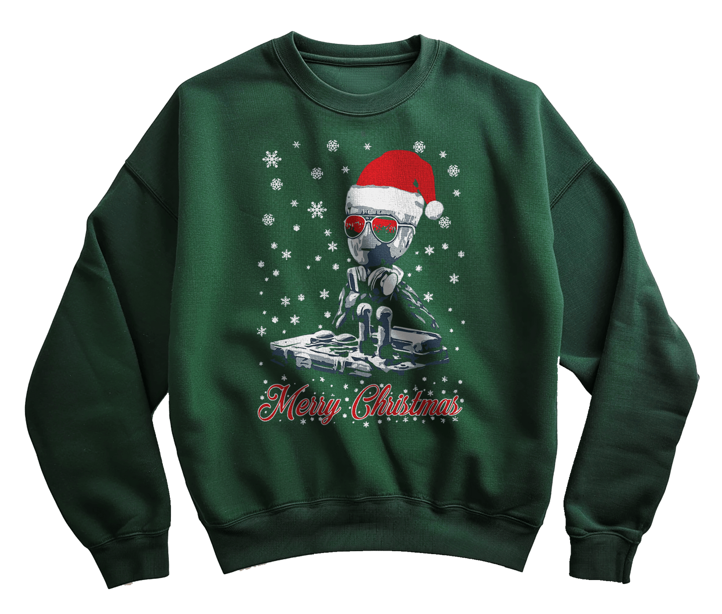 Baby Groot DJ Christmas Sweatshirt