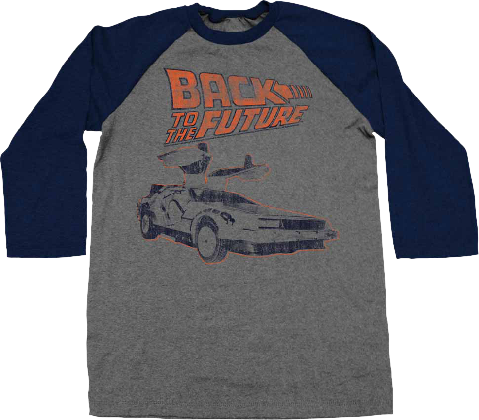 Back To The Future Raglan Baseball Shirt