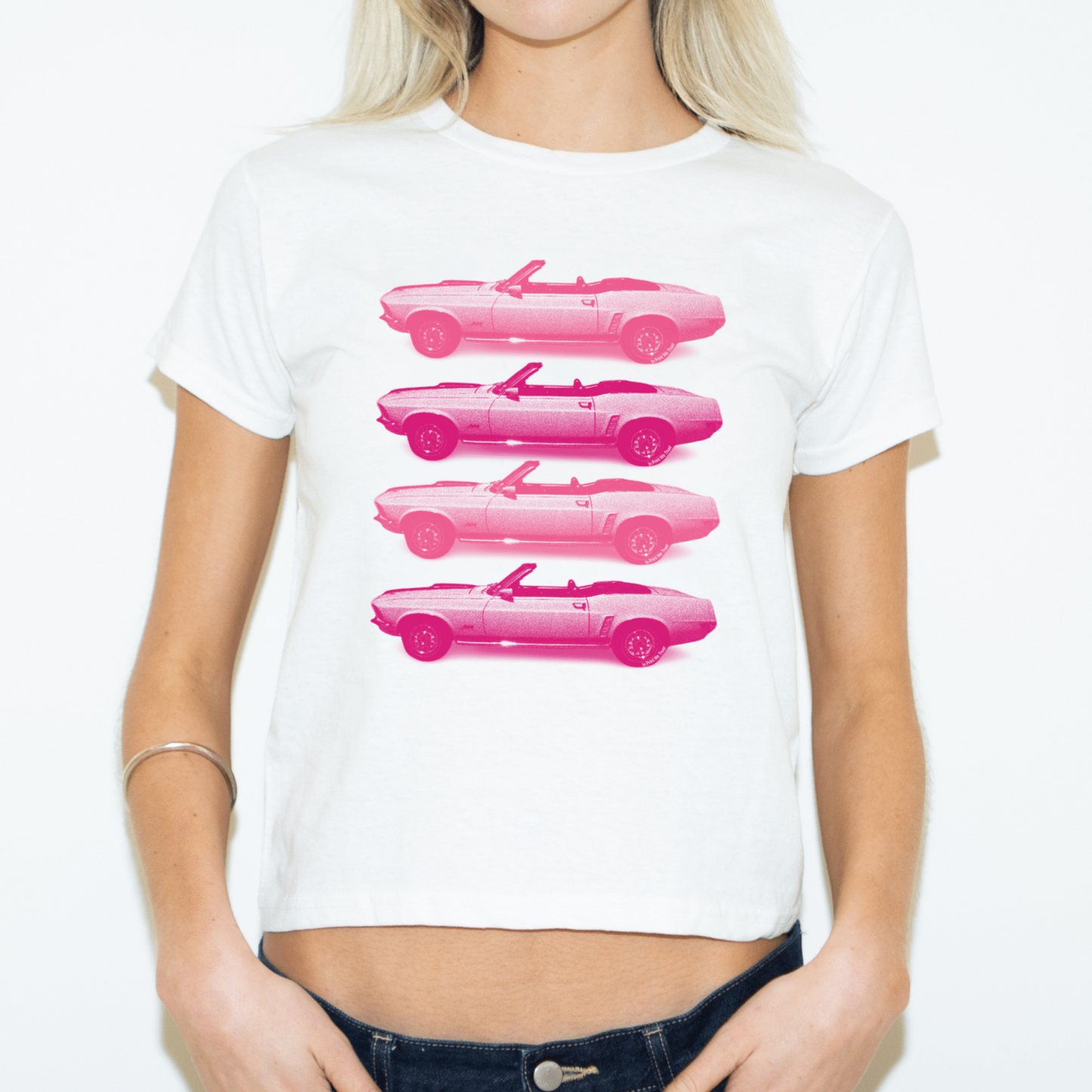 backseat driver baby tee
