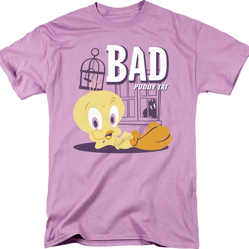 Bad Puddy Tat Looney Tunes T-Shirt