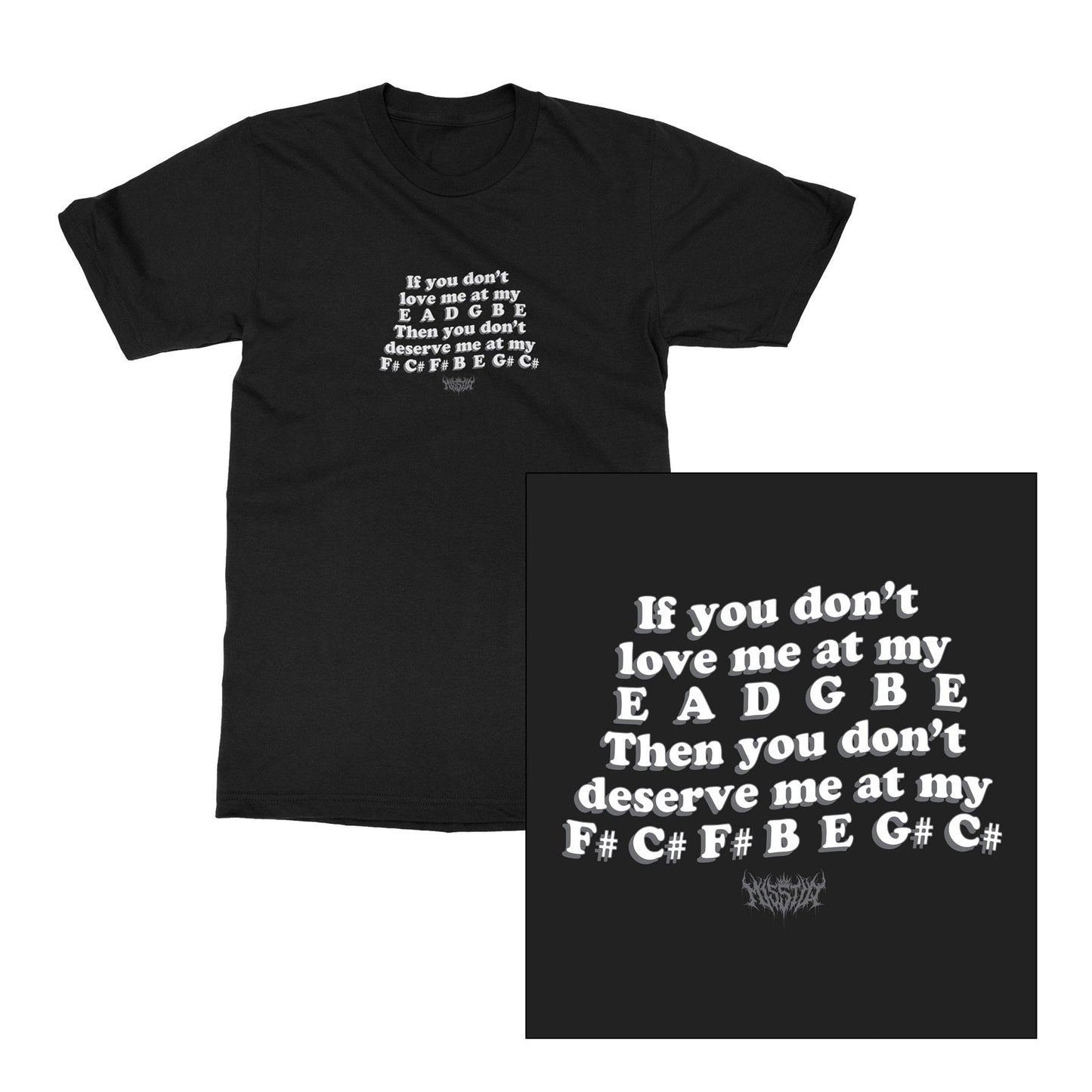 Misstiq "If You Don't Love Me" T-Shirt Style001