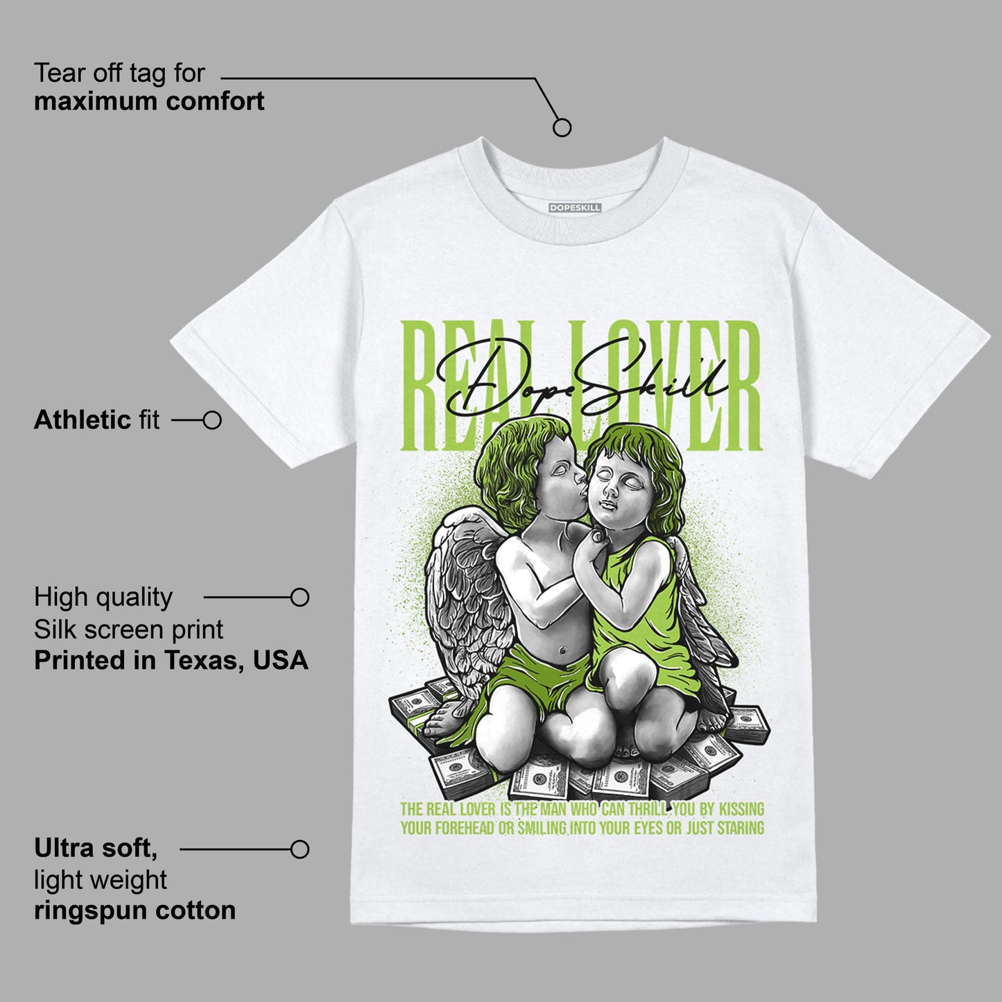 Dunk Low 'Chlorophyll' DopeSkill T-Shirt Real Lover Graphic